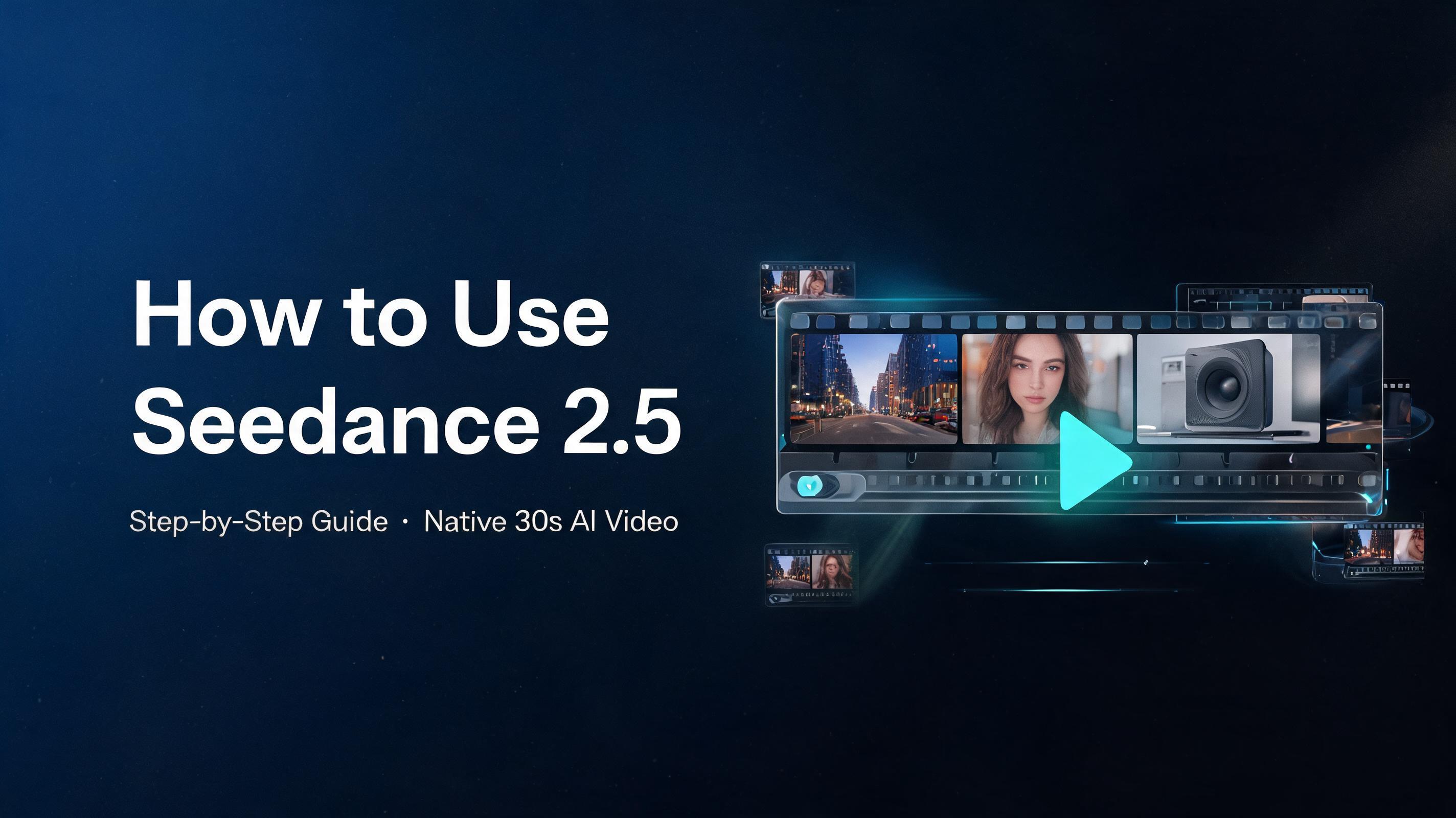 How to Use Seedance 2.5: Complete Step-by-Step Guide for AI Video Generation